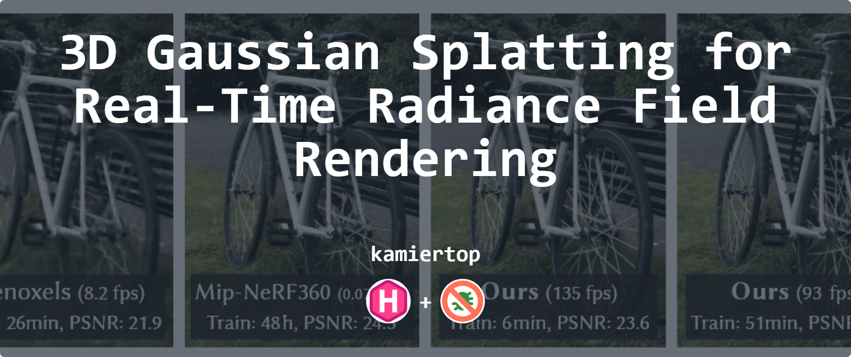 Featured image for 3D Gaussian Splatting for Real-Time Radiance Field Rendering