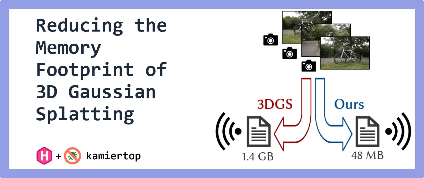 Featured image for Reducing the Memory Footprint of 3D Gaussian Splatting